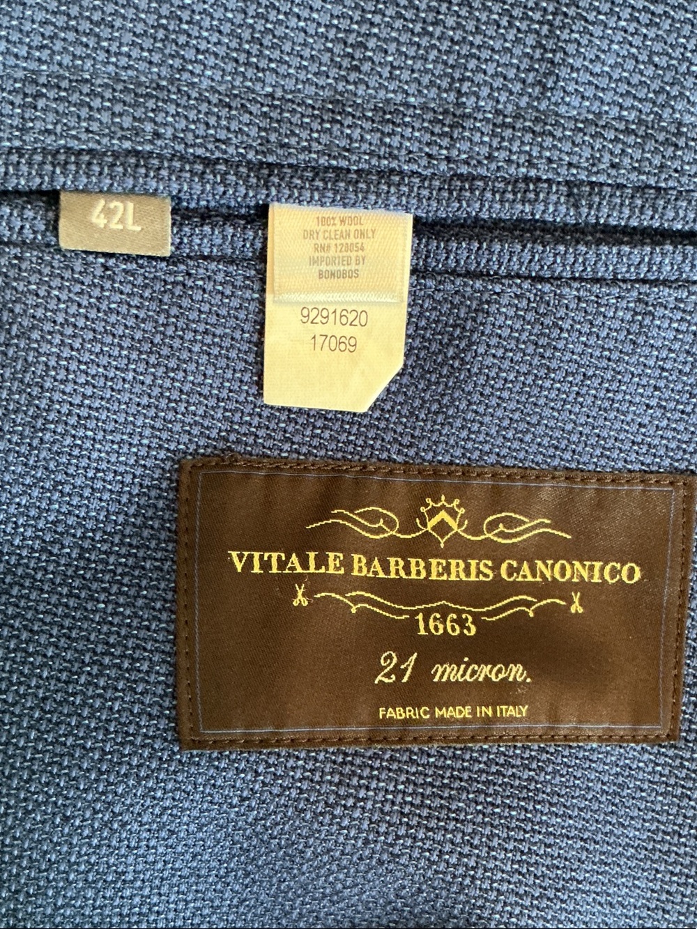 Bonobos - Men's Blue Two-Button Blazer - Picture 4 of 10